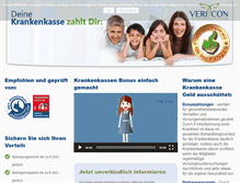 Tablet Screenshot of krankenkassen-bonus.info
